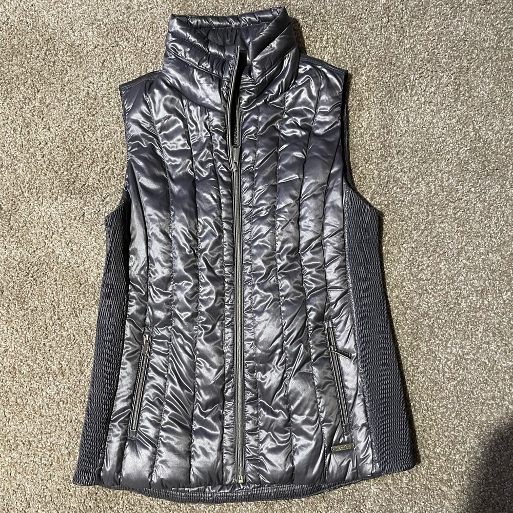Calvin Klein Premium Down Feather Puffer Vest Zip Quilt